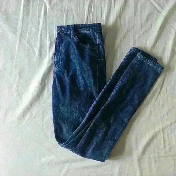 Shein, Skinny Jeans, high-waisted, dark  blue, size Medium - Picture 5 of 11